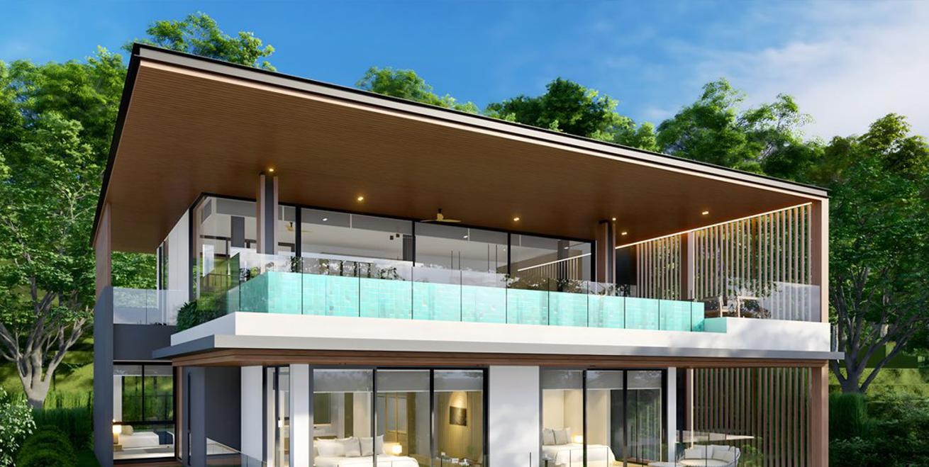 Новая вилла с бассейном, лифтом и живописными видами в комплексе La Vista Villa, Пхукет, Таиланд