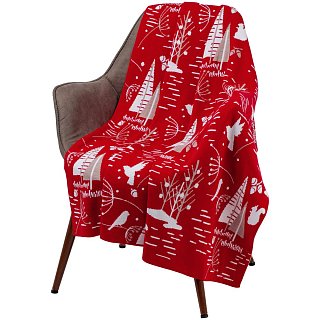 Новогодние подушки и пледы