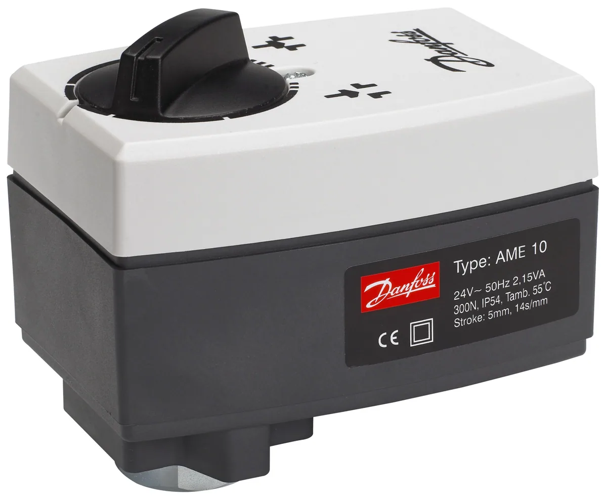 Электропривод AME 10 Danfoss 082G3005 - редукторный привод с аналоговым управлением