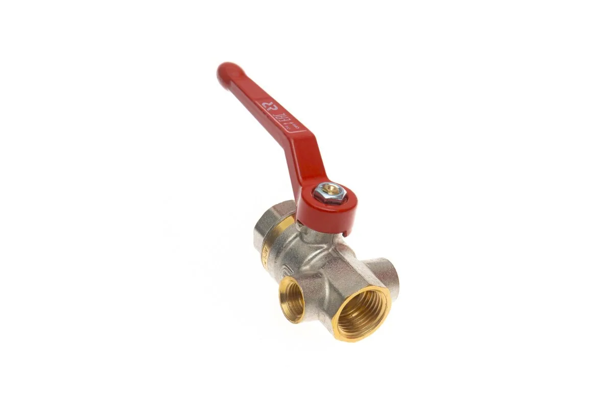 Кран шаровой BVR-DR PN40 DN32 со спускным элементом Ridan 065B219R