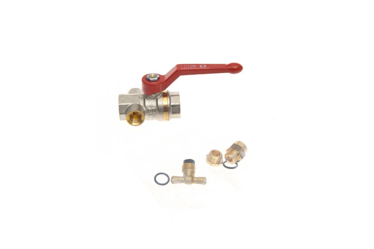 Кран шаровой BVR-DR PN40 DN40 со спускным элементом Ridan 065B220R