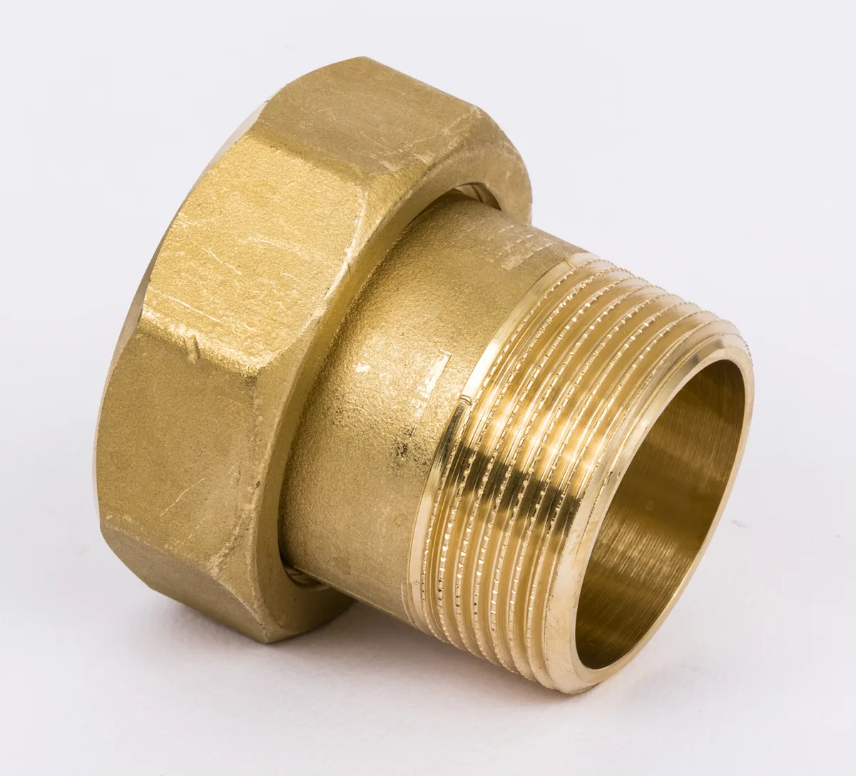 Danfoss 003H6906 — Комплект резьбовых фитингов, наружняя резьба R 1 1/4, PN25, DN32 (G 1 1/2), латунь CW617N, 2 шт.