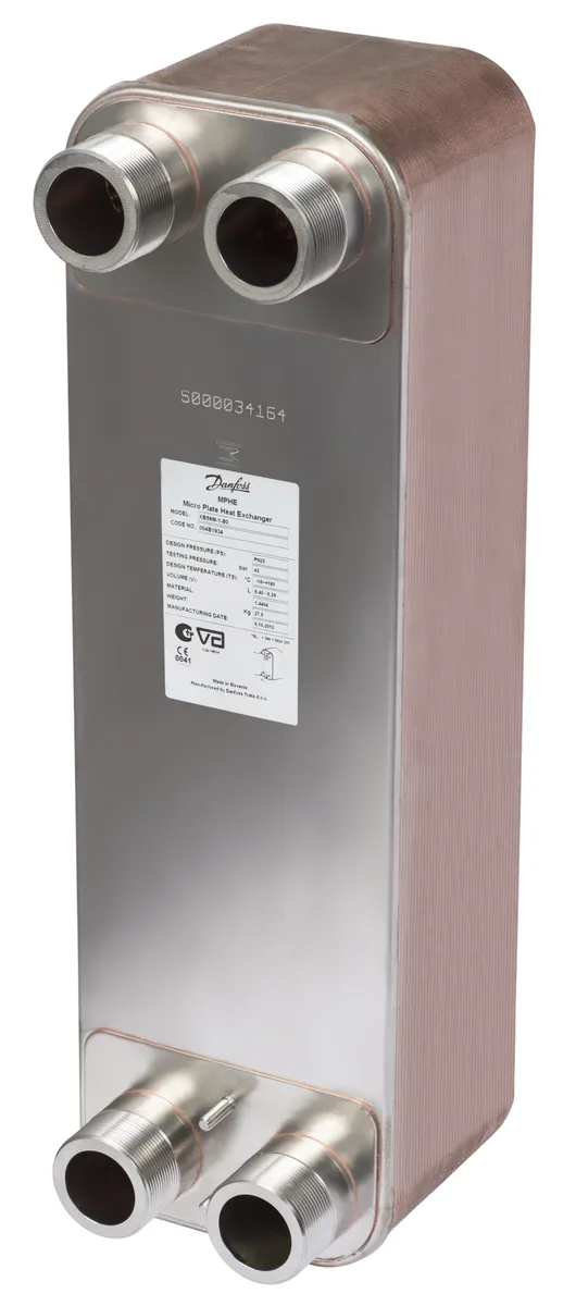 Danfoss 004B1922 — Паяный пластинчатый теплообменник XB 59M-1-40
