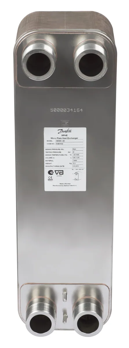 Danfoss 004B1934 — Паяный пластинчатый теплообменник XB 59M-1-80