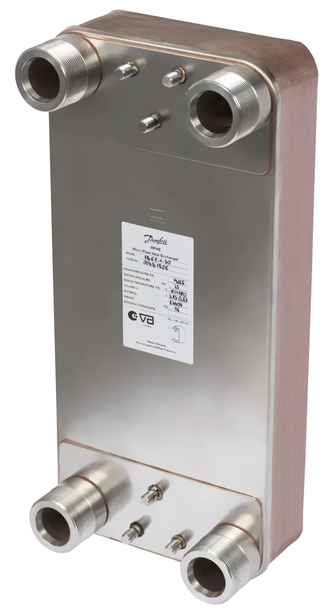 Danfoss 004B3457 — Паяный пластинчатый теплообменник XB 61H-1 160 PN25 G2