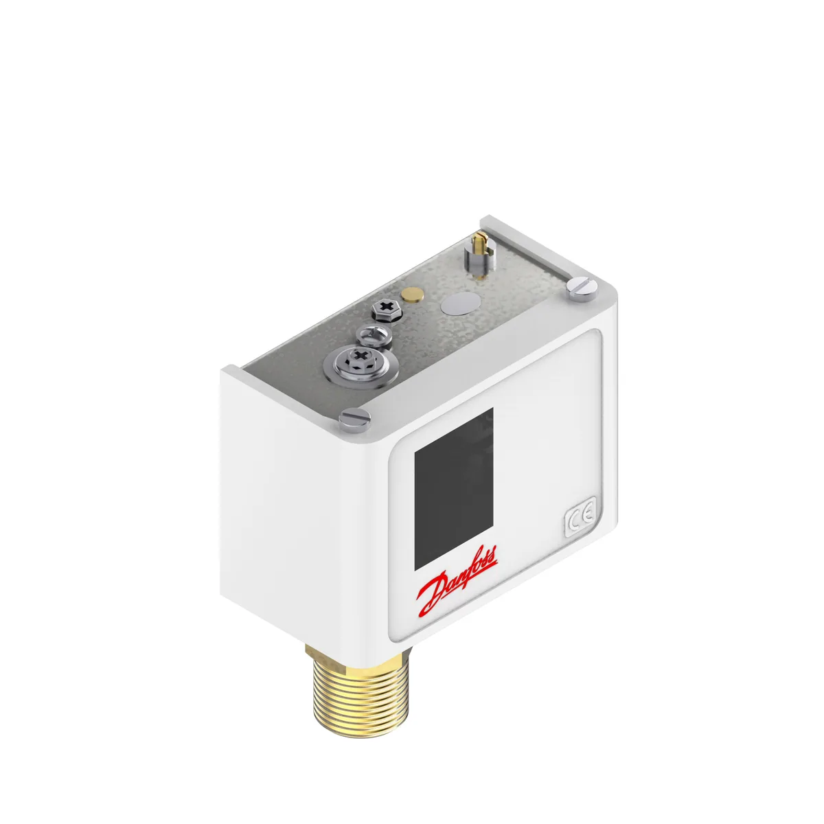 Danfoss 060-132466 — Реле давления для общепромышленного применения KPI 35, диапазон настройки уставки -0,2-8 бар, дифференциал 0,4-1,5 бар, присоединение G 1/2