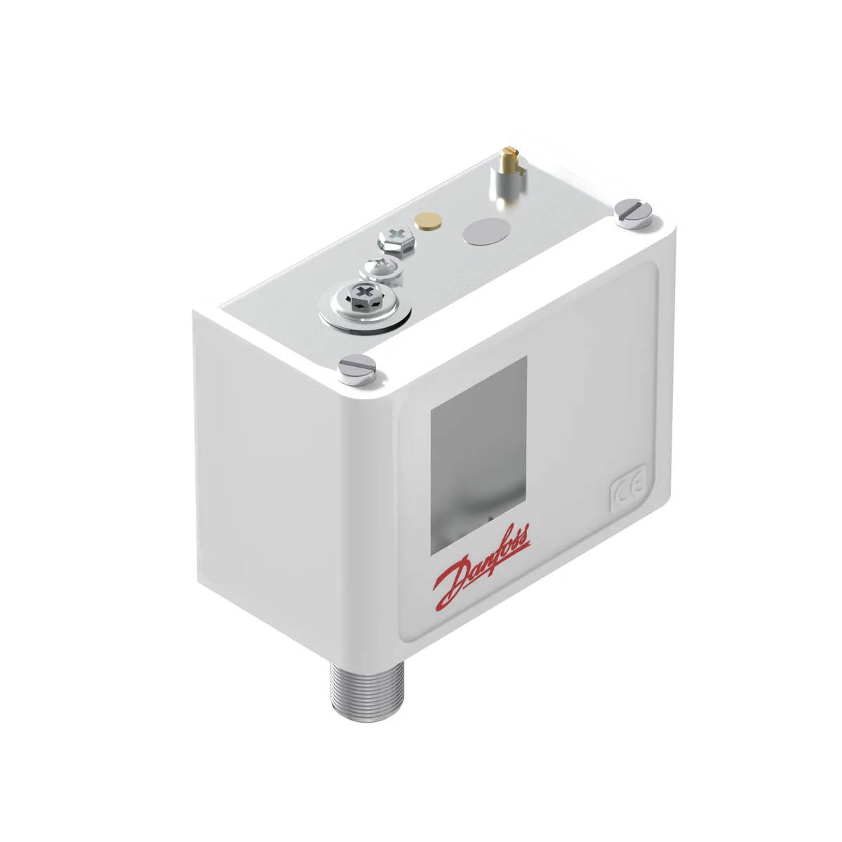 Danfoss 060-132566 — Реле давления для общепромышленного применения KPI 35, диапазон настройки уставки -0,2-8 бар, дифференциал 0,4-1,5 бар, присоединение G 1/2