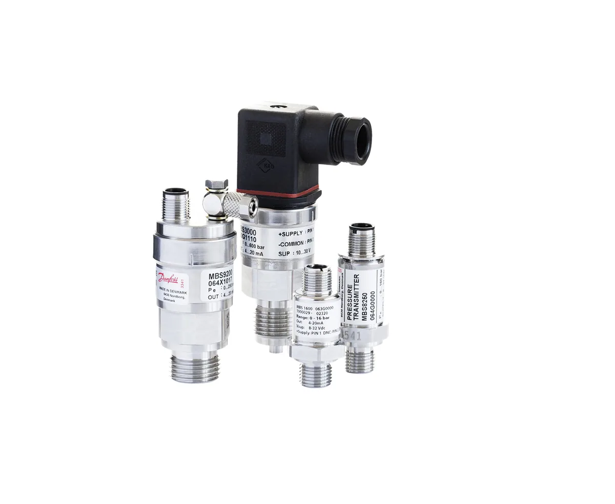 Danfoss 060G3814 — Преобразователь (датчик) давления MBS 3000, 0-25 бар, выходной сигнал 0-10 В, внешняя резьба G1/4, IP 65