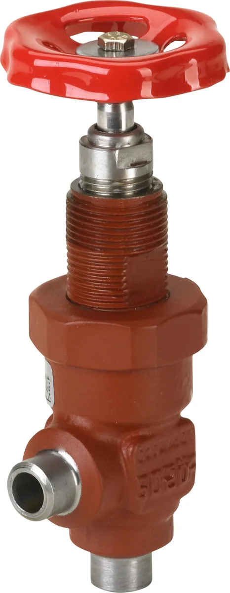 Danfoss 148B5000 — Запорный клапан SVA-S 6 D ANG H-WHEEL