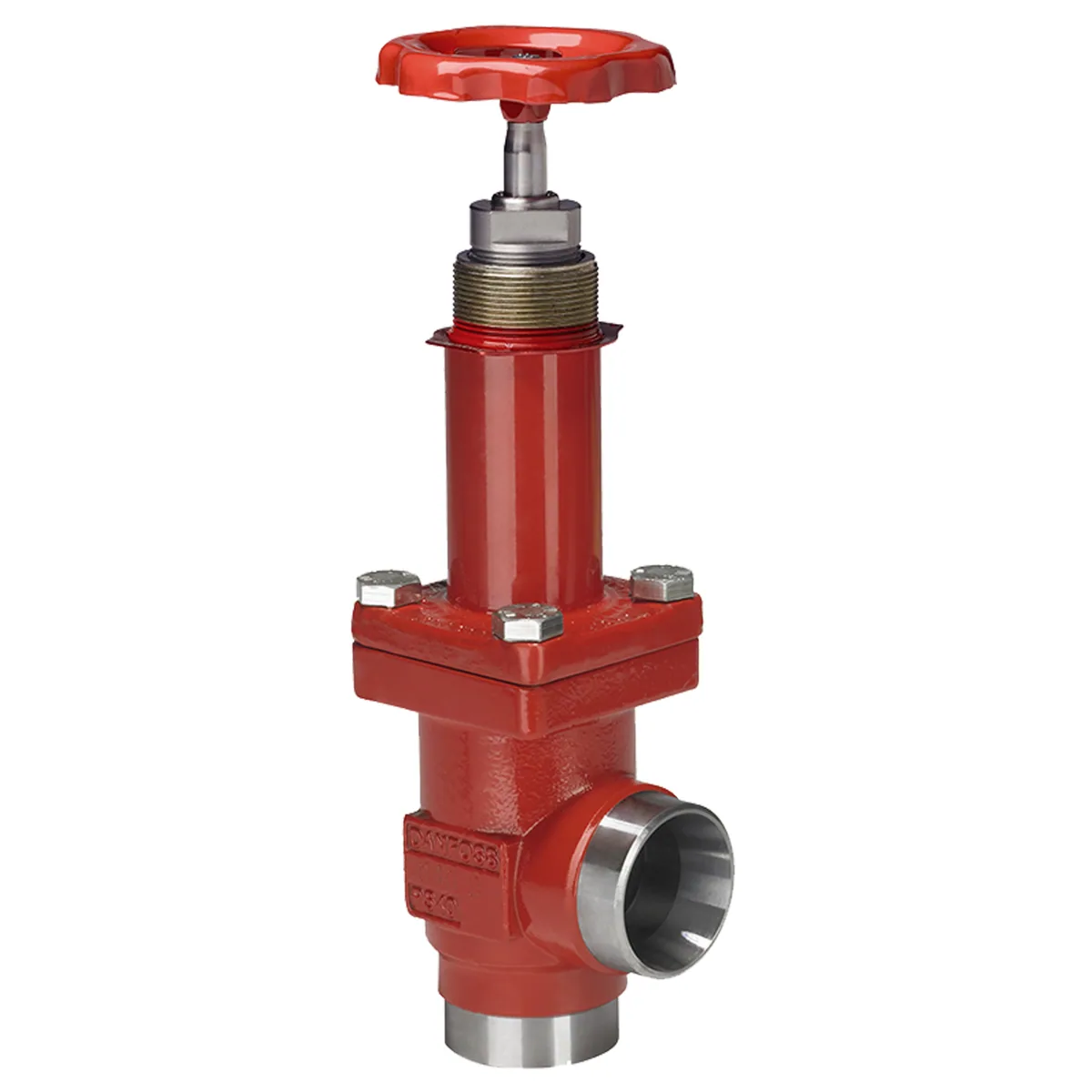 Danfoss 148B5360 — Запорный клапан SVA-L 20 A ANG H-WHEEL