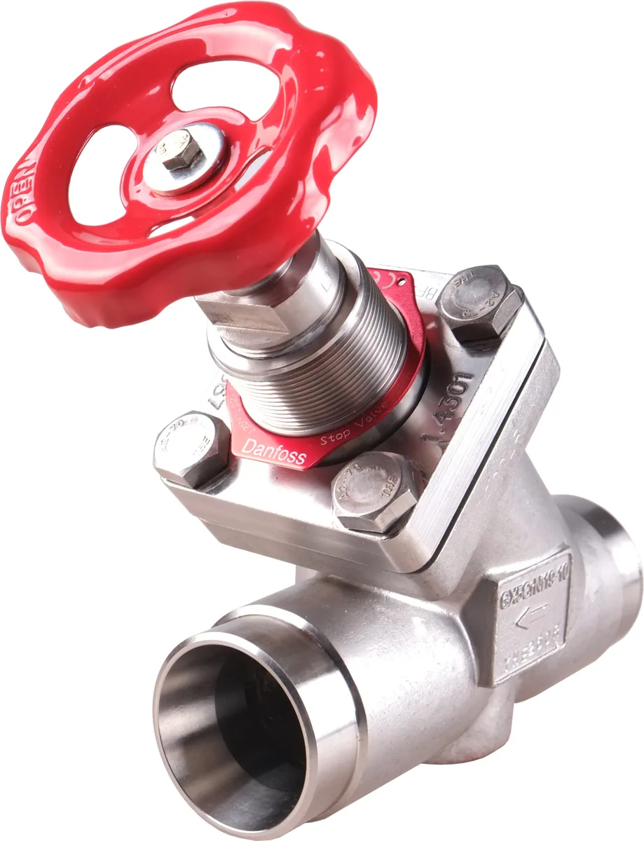 Danfoss 148B5379 — Запорный клапан SVA-S SS 20 D STR H-WHEEL