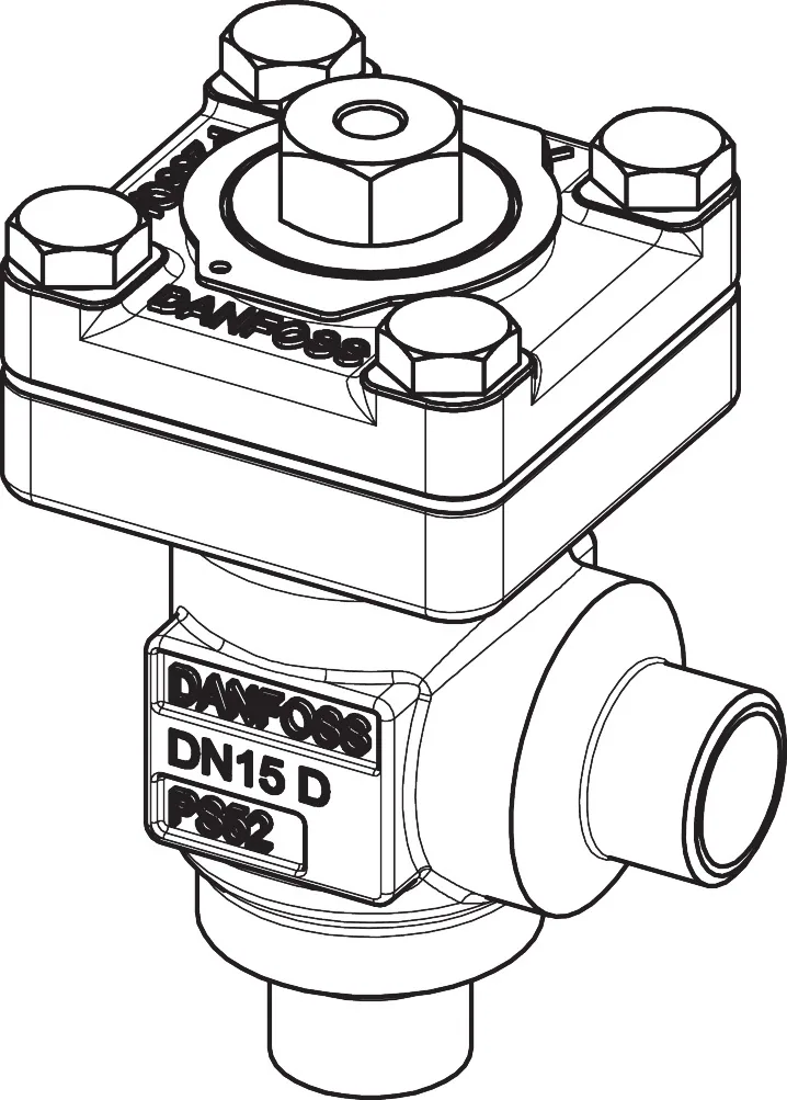 Danfoss 148B5712 — Корпус фильтра FIA 50 D ANG