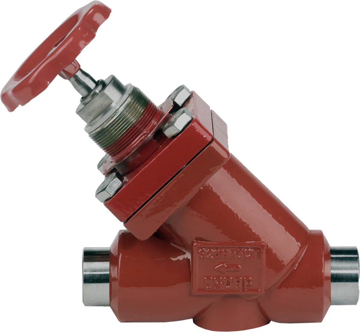 Danfoss 148B5730 — Запорный клапан SVA-S 50 A STR H-WHEEL