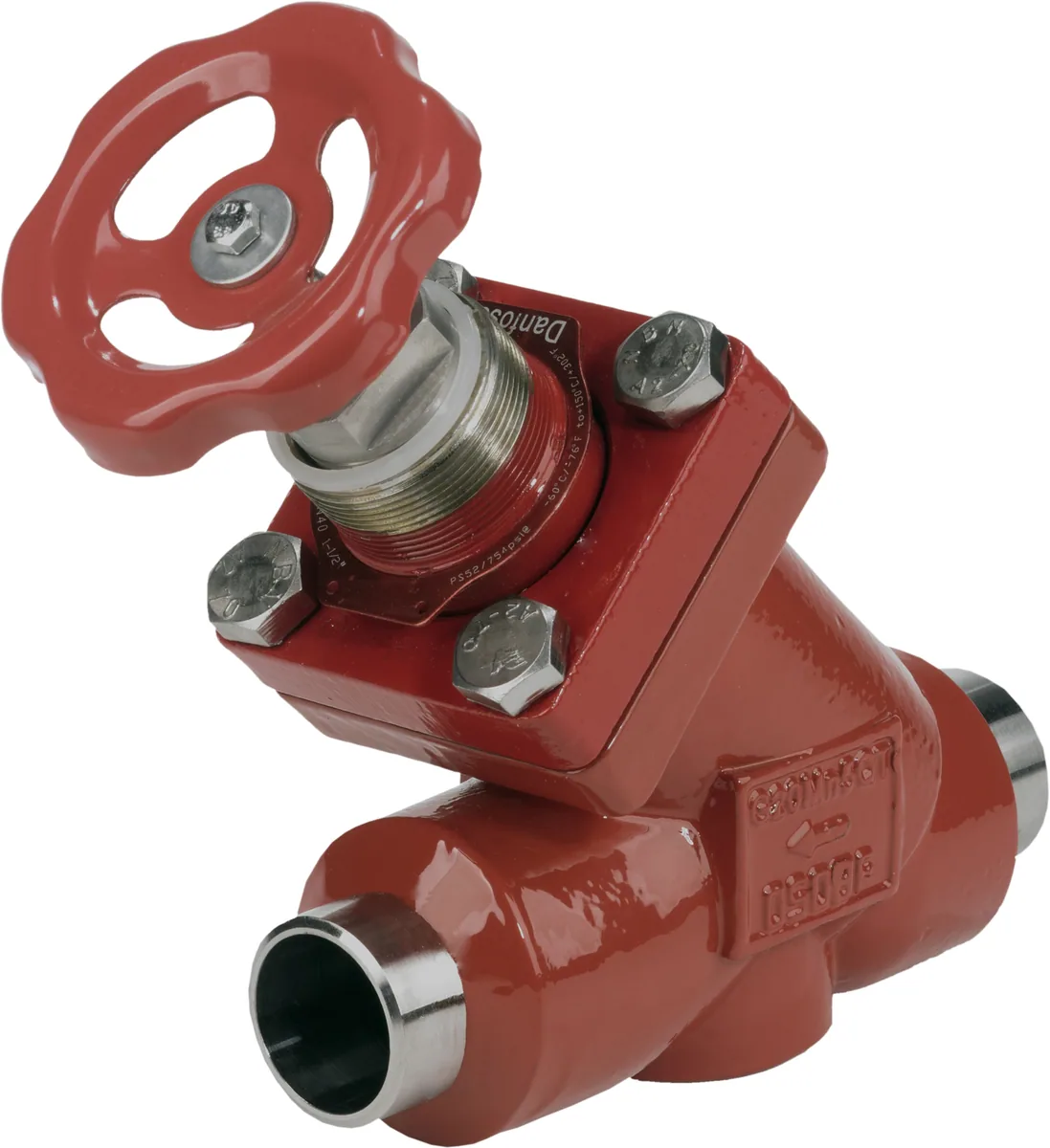 Danfoss 148B5810 — Запорный клапан SVA-S 65 D STR H-WHEEL
