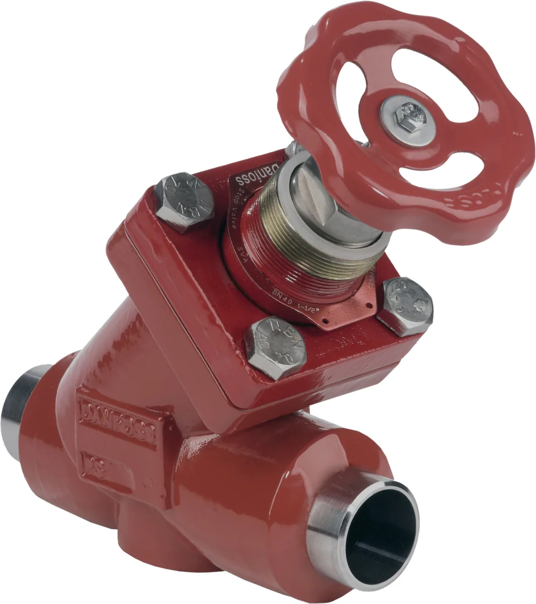 Danfoss 148B5810 — Запорный клапан SVA-S 65 D STR H-WHEEL