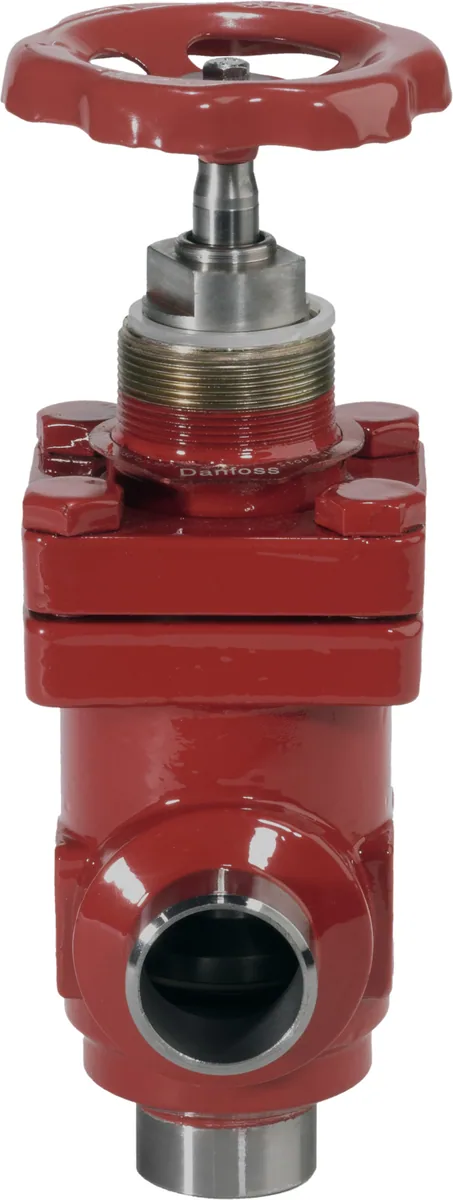 Danfoss 148B5820 — Запорный клапан SVA-S 65 A ANG H-WHEEL