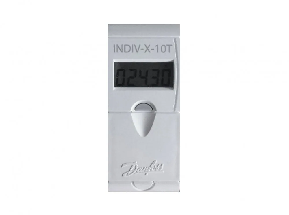 Danfoss 187F0071R INDIV-X-10T — распределитель Walkby (Обходной сбор данных), питание — 3-вольтовая литиевая батарея, размеры — не более 95 х 42 х 22