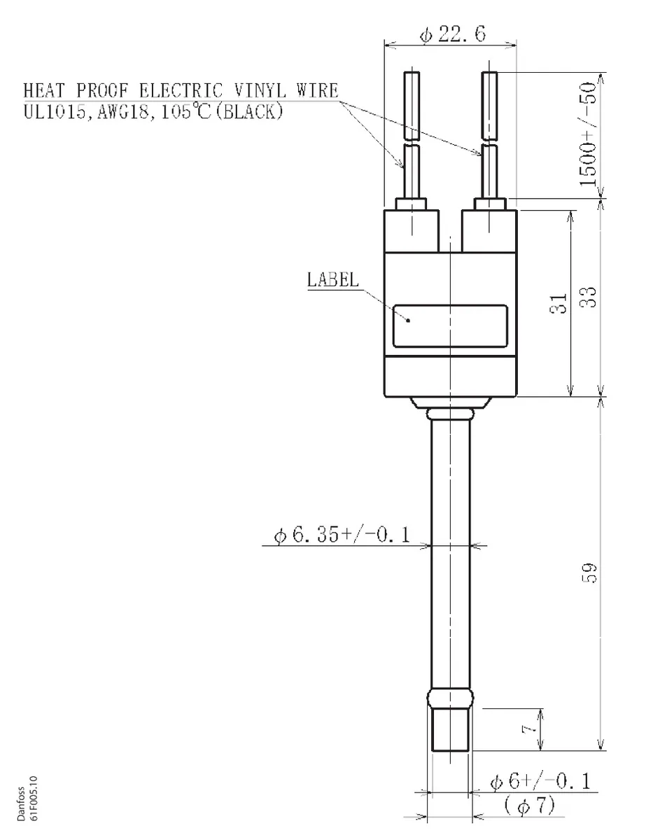 Danfoss ACB-2UA393W Реле давления картриджное | 061F8491