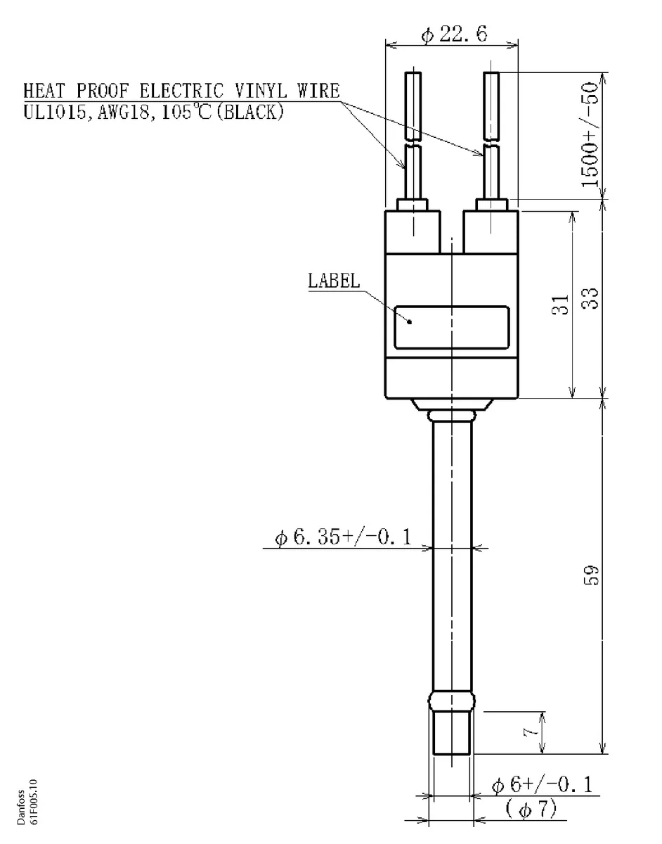 Danfoss ACB-2UA524W Реле давления картриджное | 061F7524