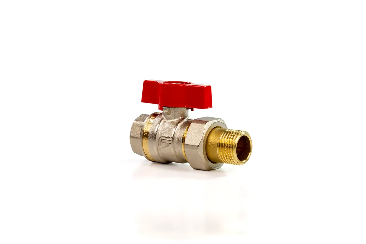 Danfoss BVR-F Шаровой латунный кран НР-ВР полнопроходной со сгоном 11/4