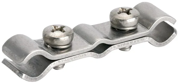 Danfoss DEVI 19406008 — Relief clip (рельефный зажим) крепление для двух кабелей на трос