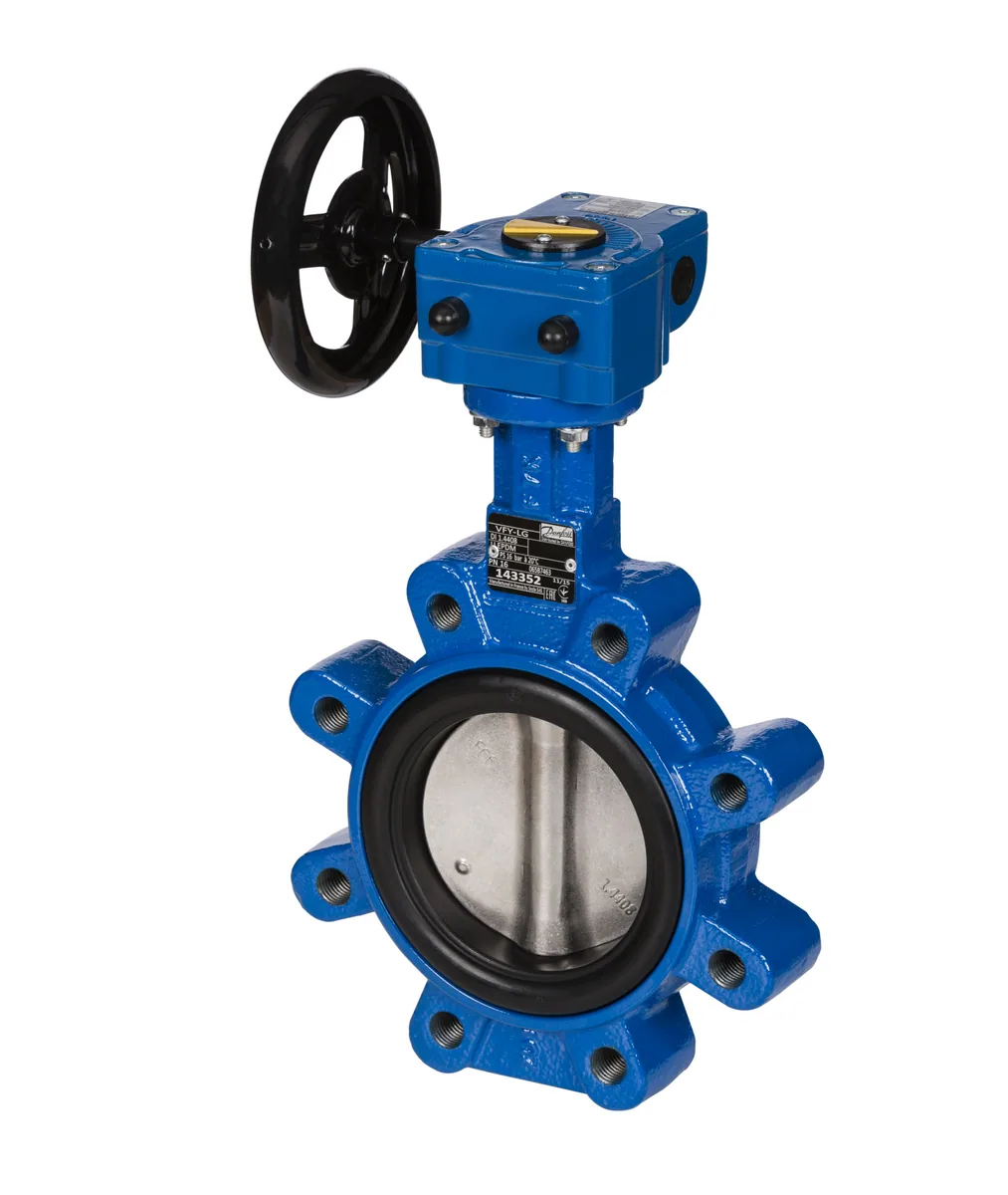 Danfoss Дисковый затвор VFY-LG, диск нерж. сталь Ду 600 с редуктором | 082X3073