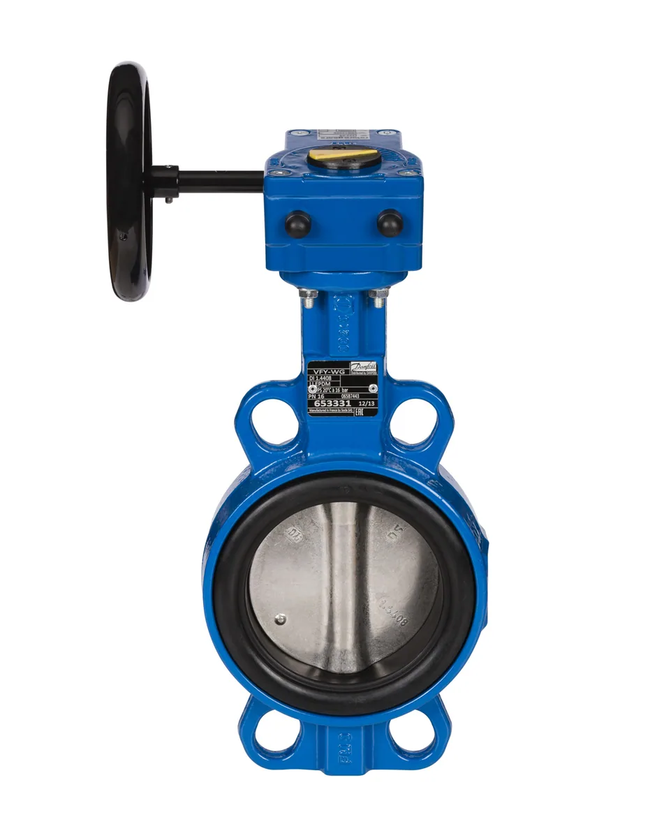 Danfoss Дисковый затвор VFY-WG диск нерж. сталь с редуктором | 082X3053