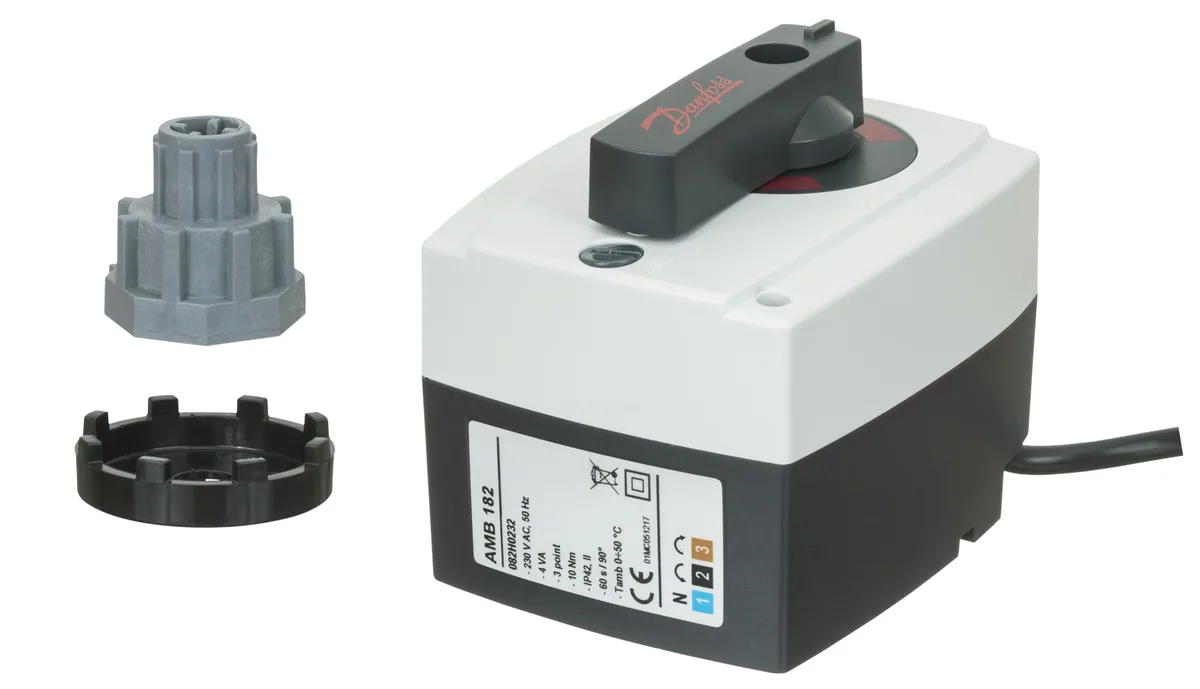 Danfoss Электрический привод для поворотных клапанов HRB,HRE,HFE тип AMB 182 с | 082H0239