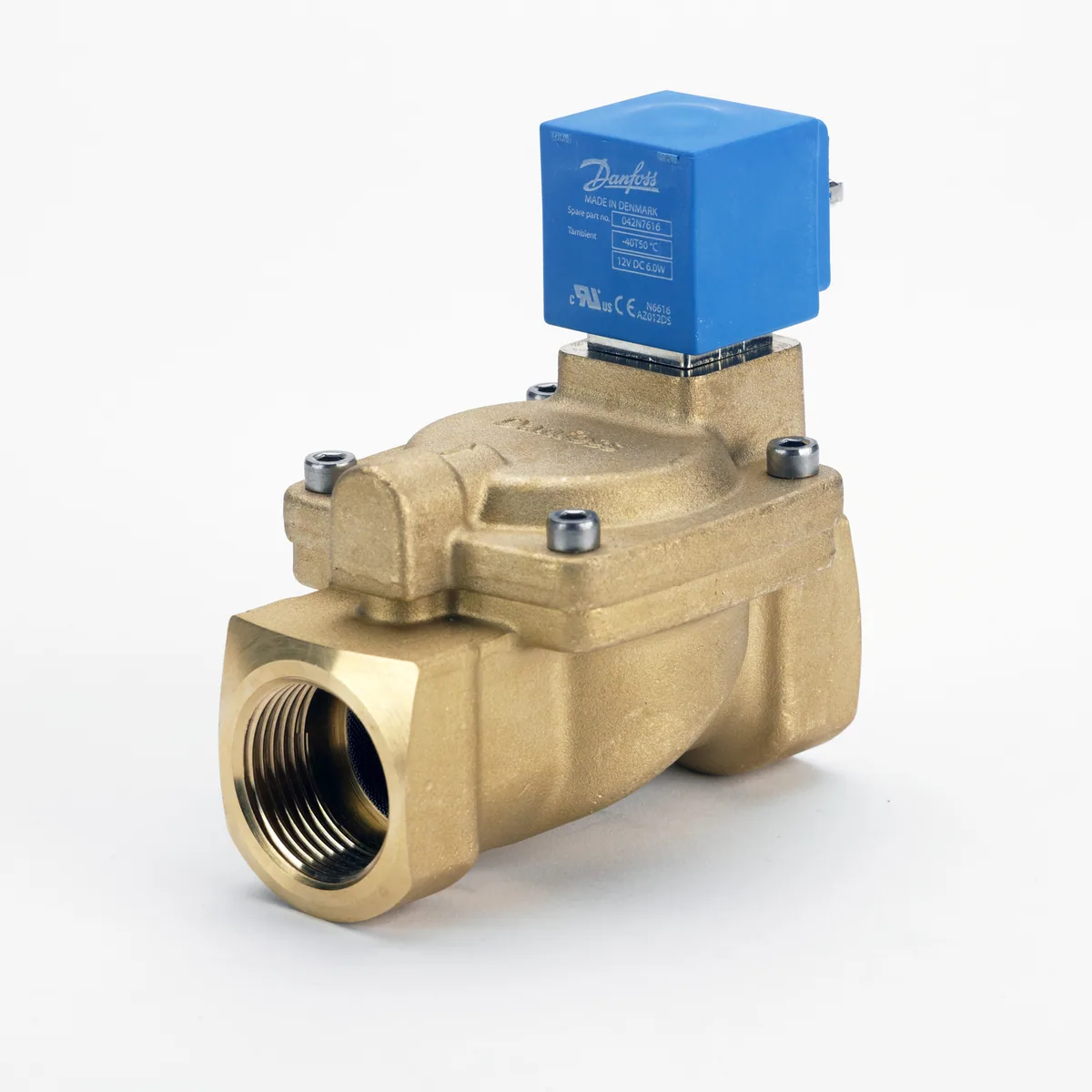 Danfoss EV220W Клапан электромагнитный нормально открытый Ду 22 | 042U436632