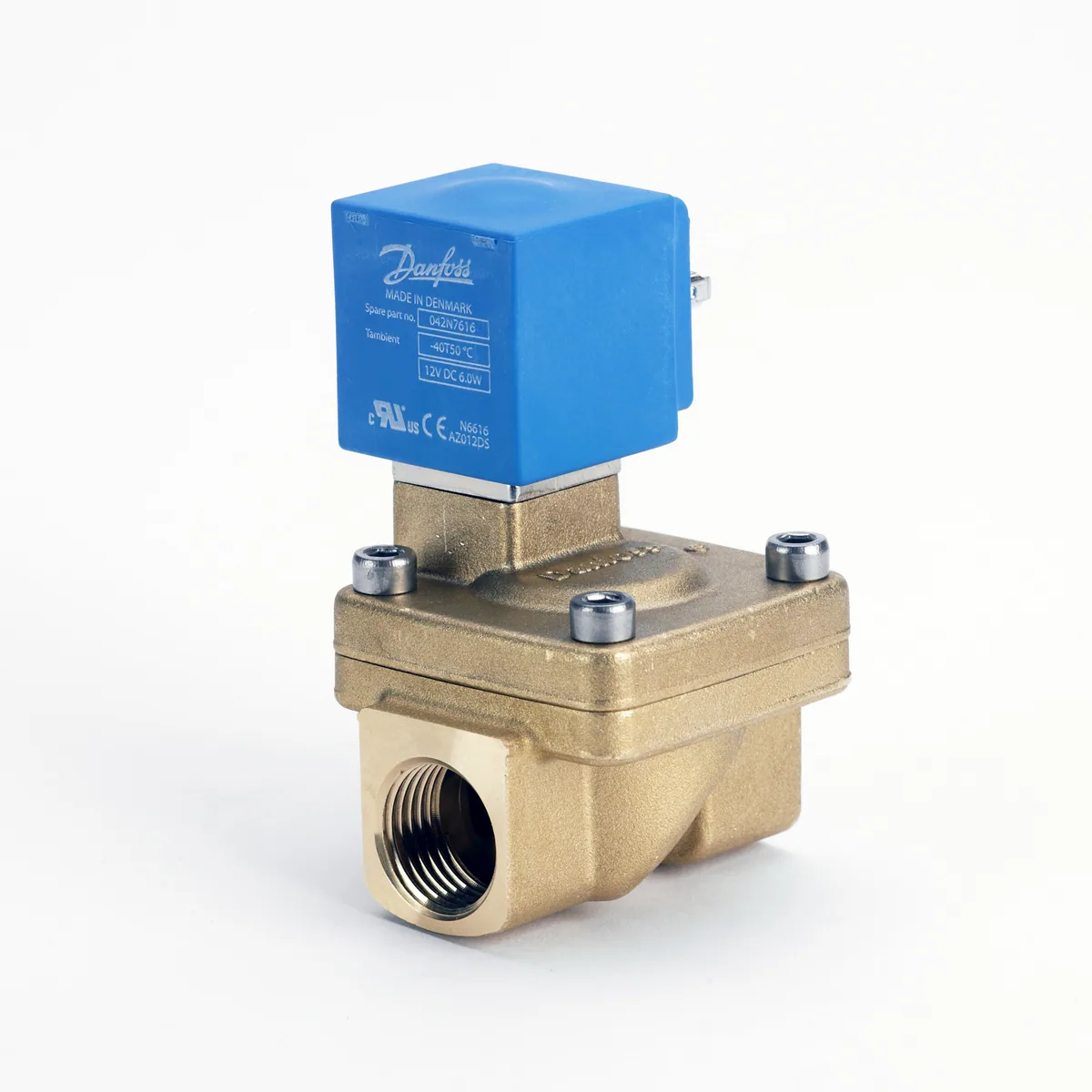 Danfoss EV220W Клапан электромагнитный нормально закрытый Ду14 1/2 В | 042U426419
