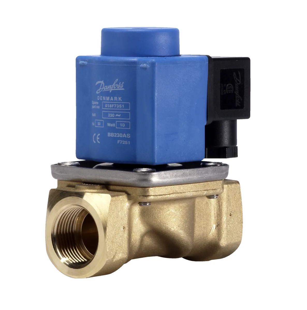 Danfoss EV251B Клапан электромагнитный нормально закрытый Ду18 3/4 В | 032U538231