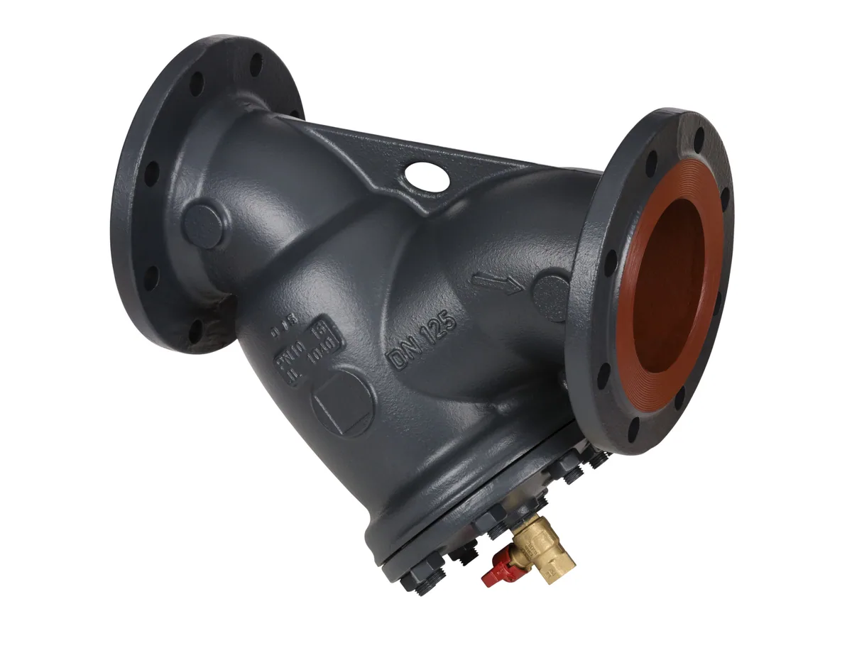 Фильтр сетчатый Danfoss FVF Ду250 с пробкой, чугун, фланцевый, Ру16