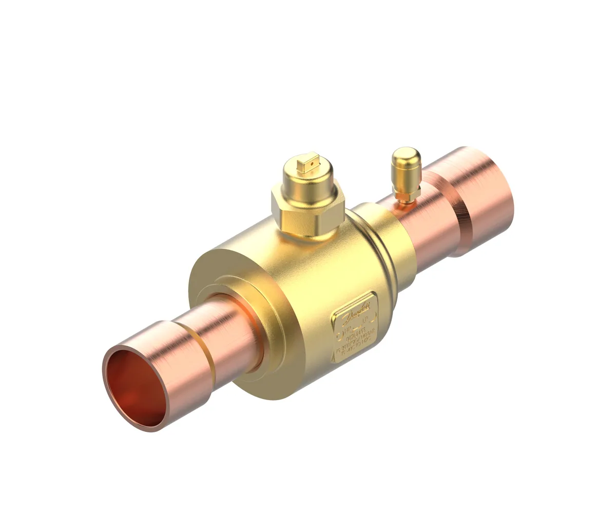 Danfoss GBCT 35s Кран шаровый с сервисным штуцером | 009L6453