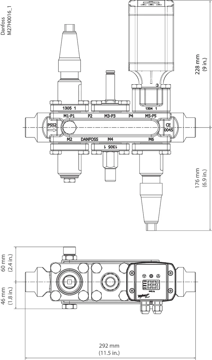 Danfoss ICF20-6-1RA (25 D) Клапан-регулятор универсальный | 027L3002