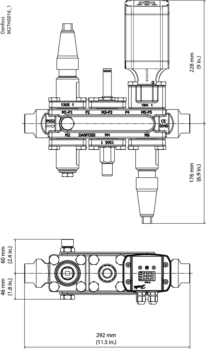 Danfoss ICF20-6-1RA (25 D) Клапан-регулятор универсальный | 027L3002