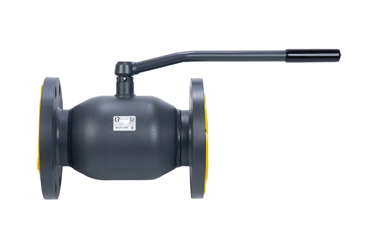 Кран шаровой фланцевый Danfoss JIP Premium FF Ду100 Ру25 Тмакс=180С с рукояткой