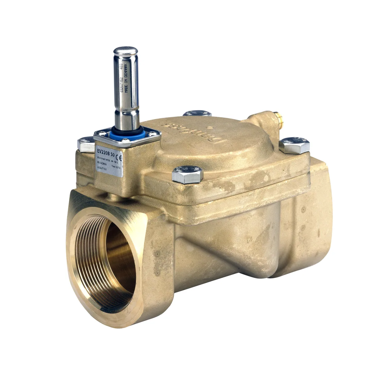 Danfoss Клапан электромагнитный EV220B нормально открытый Ду 50 | 032U7152