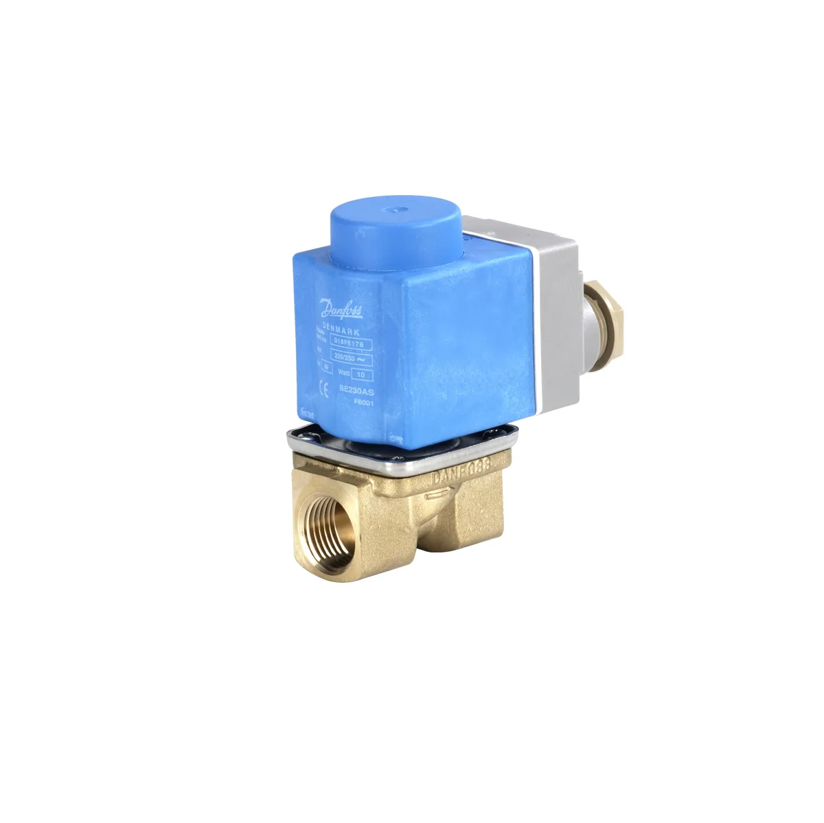 Клапан электромагнитный Danfoss EV220B нормально закрытый Ду10 1/2 В | 032U1251