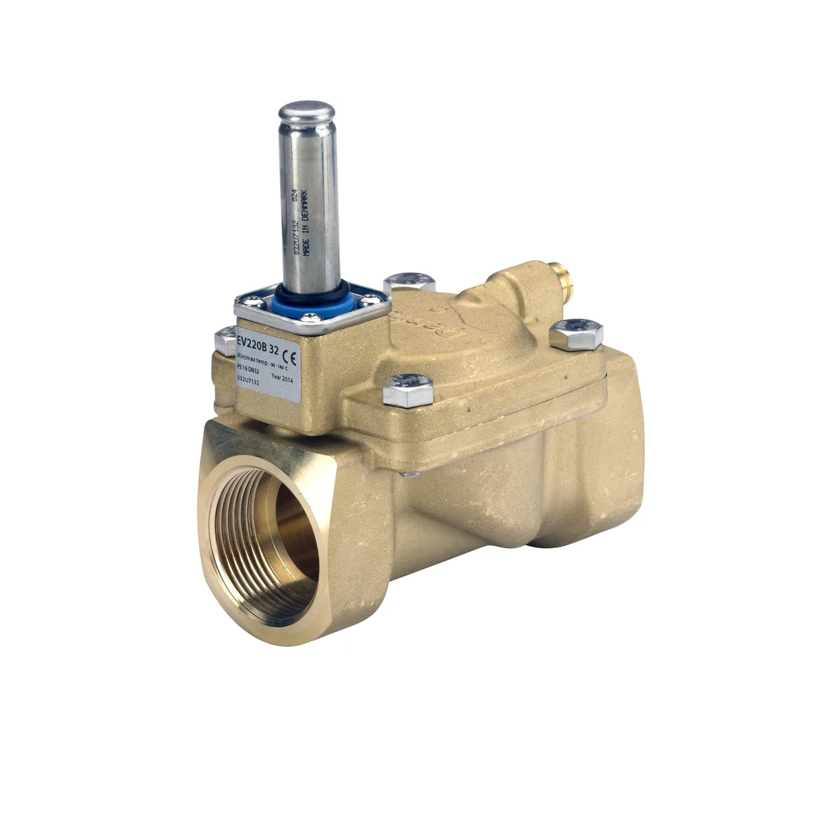 Danfoss Клапан электромагнитный EV220B нормально закрытый Ду32 1 1/4 В | 032U7132