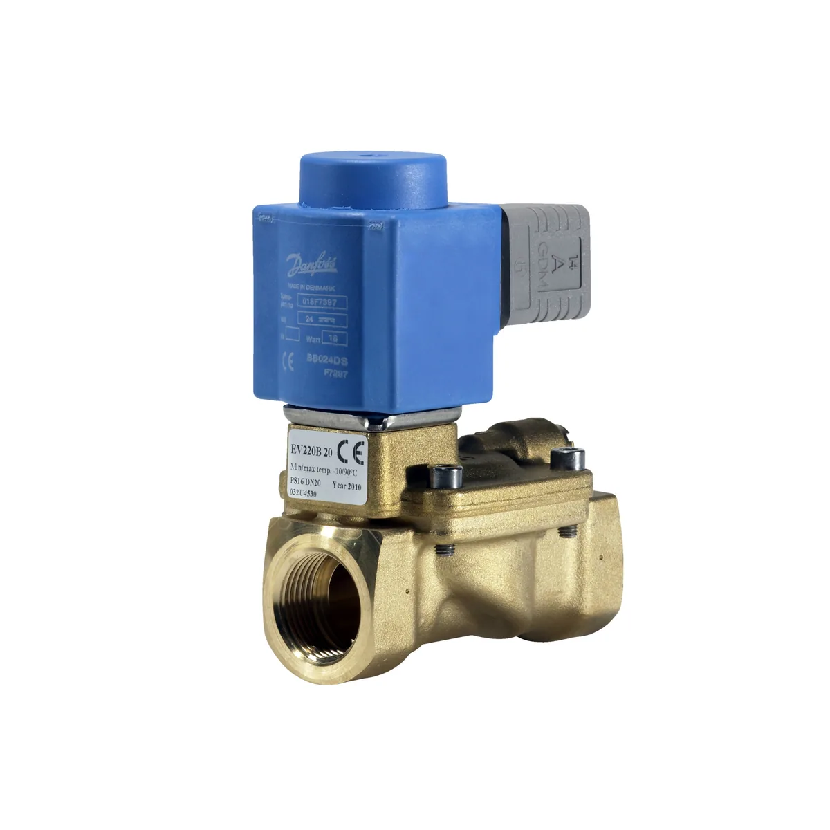 Danfoss Клапан электромагнитный EV220B с кат. нормально закрытый Ду 20 | 032U453002