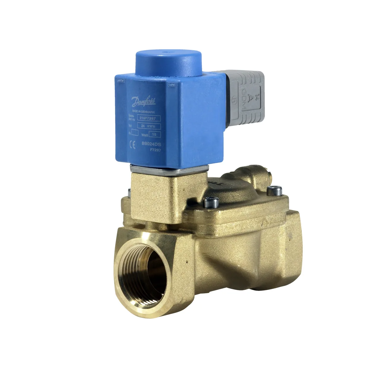 Danfoss Клапан электромагнитный EV220B с кат. нормально закрытый Ду 25 | 032U453402