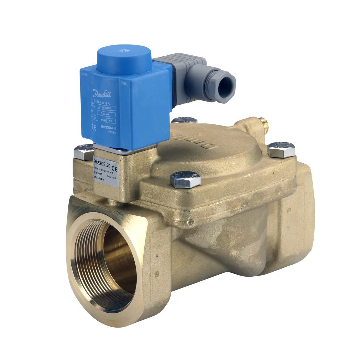 Danfoss Клапан электромагнитный EV220B с кат. нормально закрытый Ду 50 | 032U460416