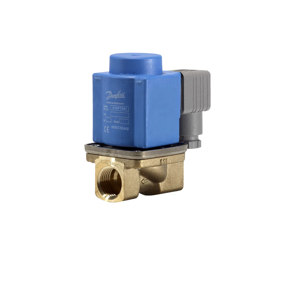 Danfoss Клапан электромагнитный EV220B с катушкой нормально закрытый Ду12 1/2 В | 032U153831