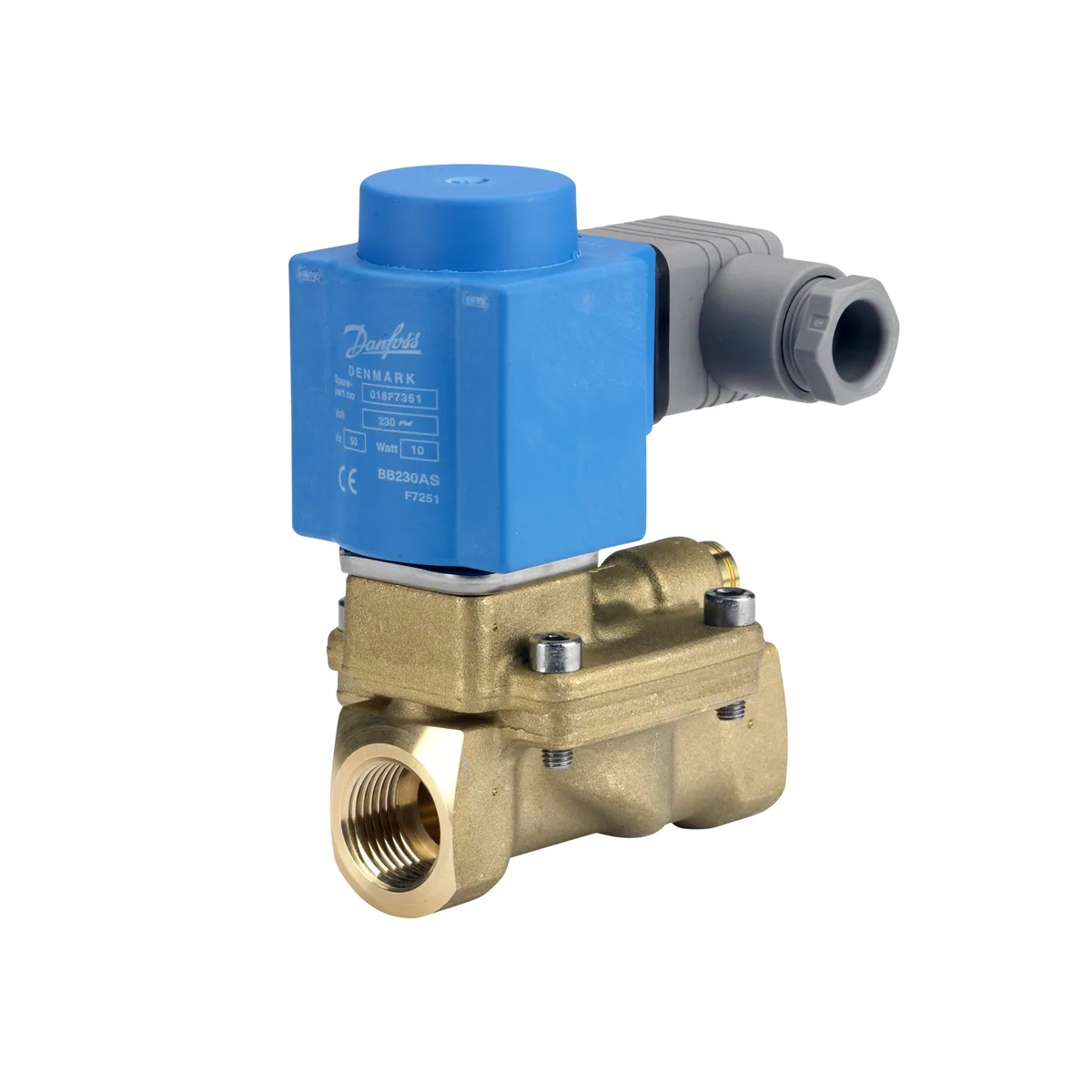 Danfoss Клапан электромагнитный EV220B с катушкой нормально закрытый Ду15 1/2 В | 032U451402