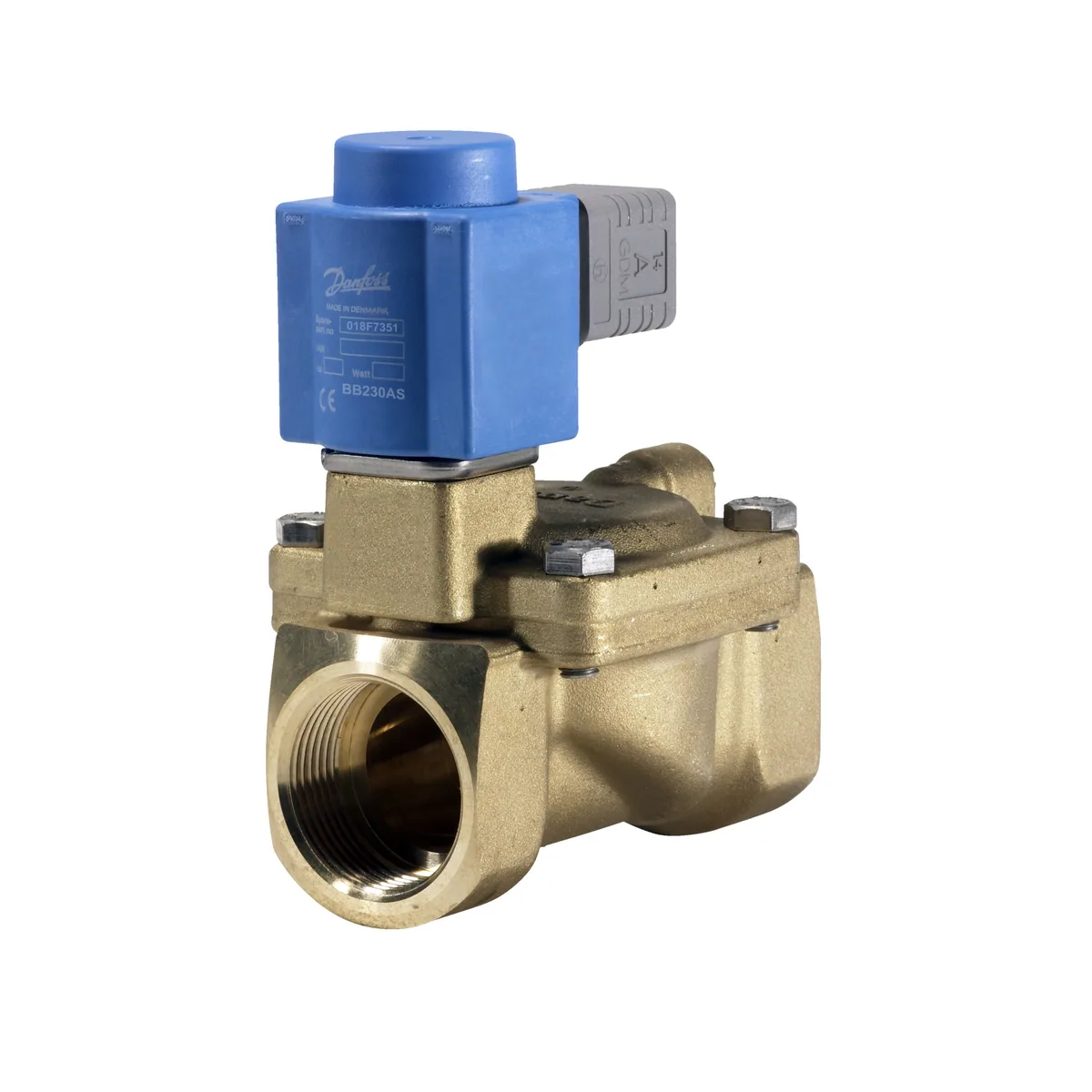 Danfoss Клапан электромагнитный EV220B с катушкой нормально закрытый Ду32 1 1/4 В | 032U456831