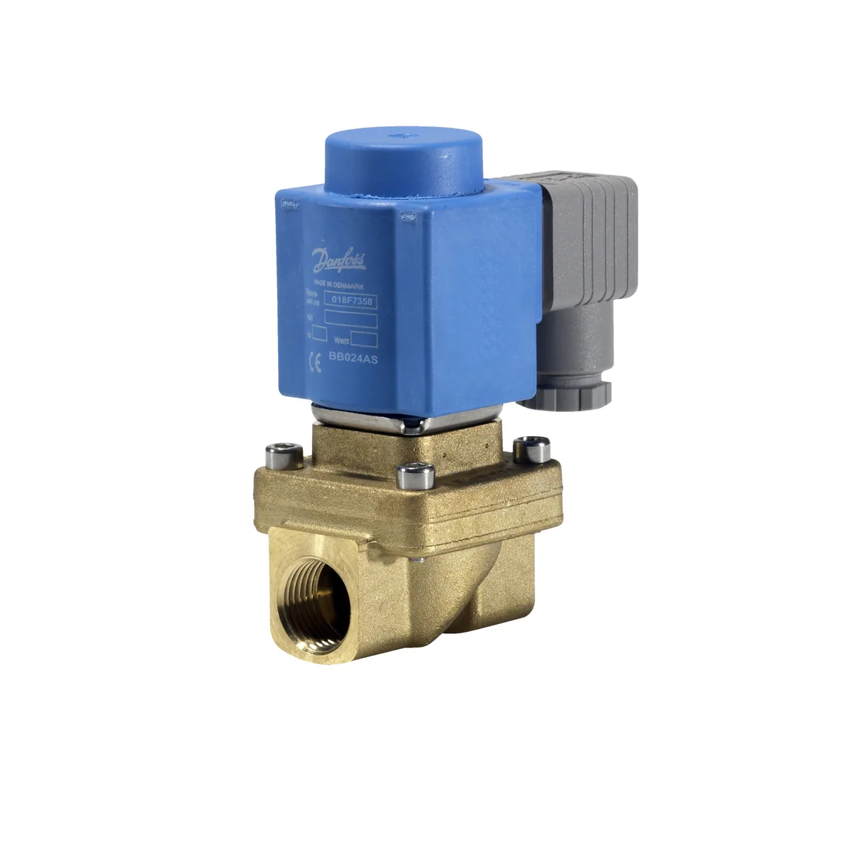 Danfoss Клапан электромагнитный EV250B с катушкой нормально закрытый Ду12 1/2 В | 032U158016