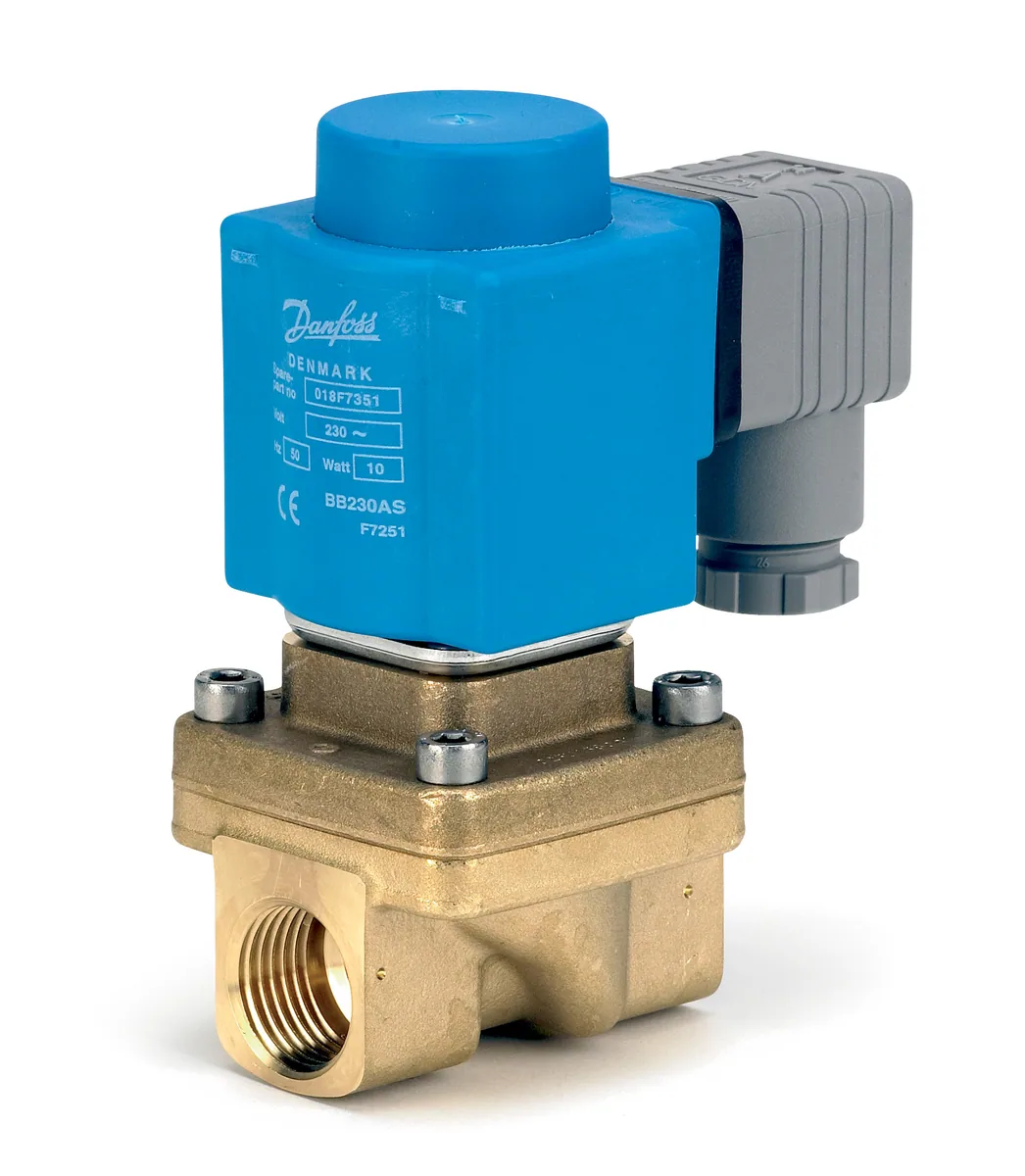 Danfoss Клапан электромагнитный EV250B с катушкой нормально закрытый Ду12 1/2 В | 032U158031