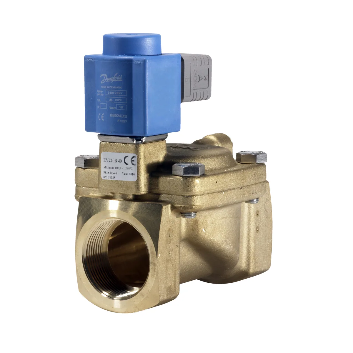 Danfoss Клапан EV220B 40B G112N NC000 нормально закрытый Ду40 1 1/2 В | 032U458502
