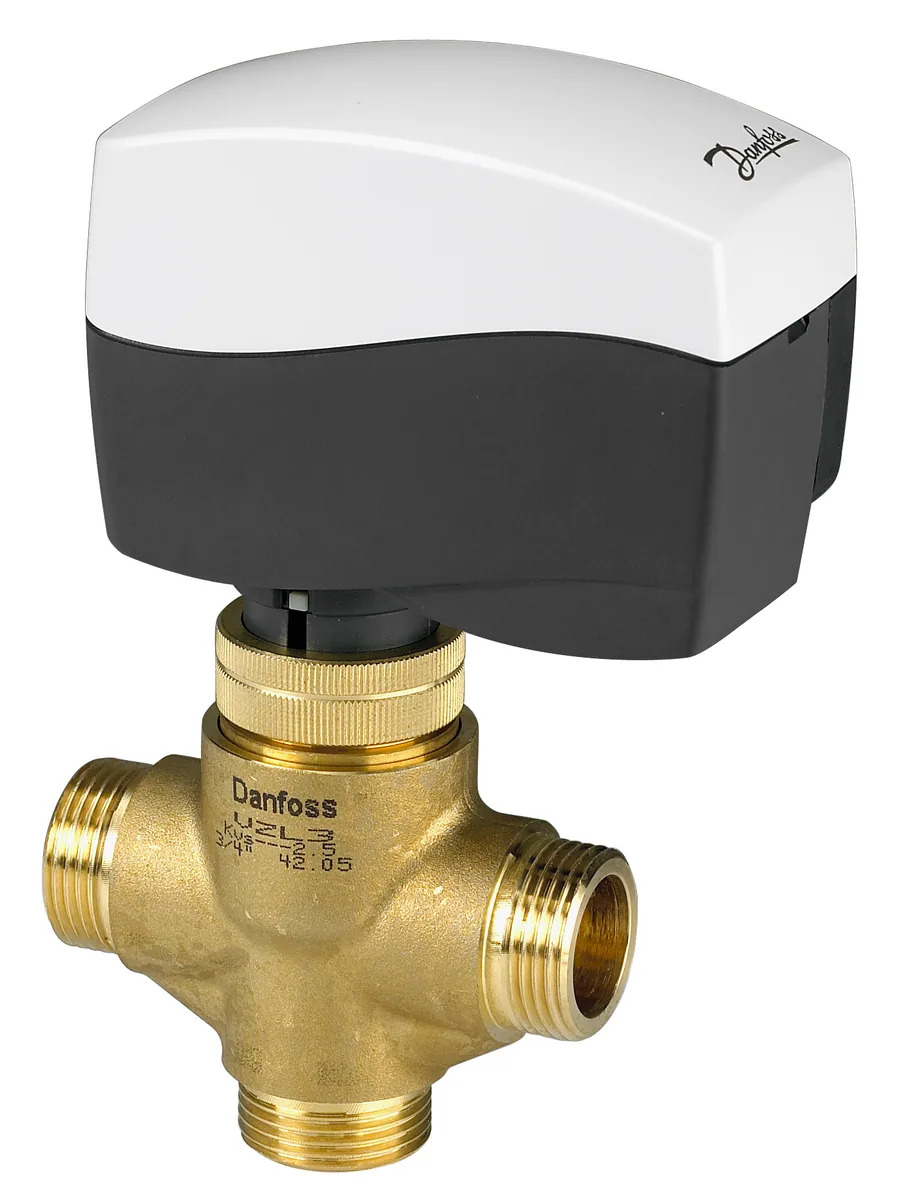 Danfoss Клапан регулирующий, трехходовой VZL 3 Ру 16 Ду 20 Kv 2,5 T=1200C | 065Z2085