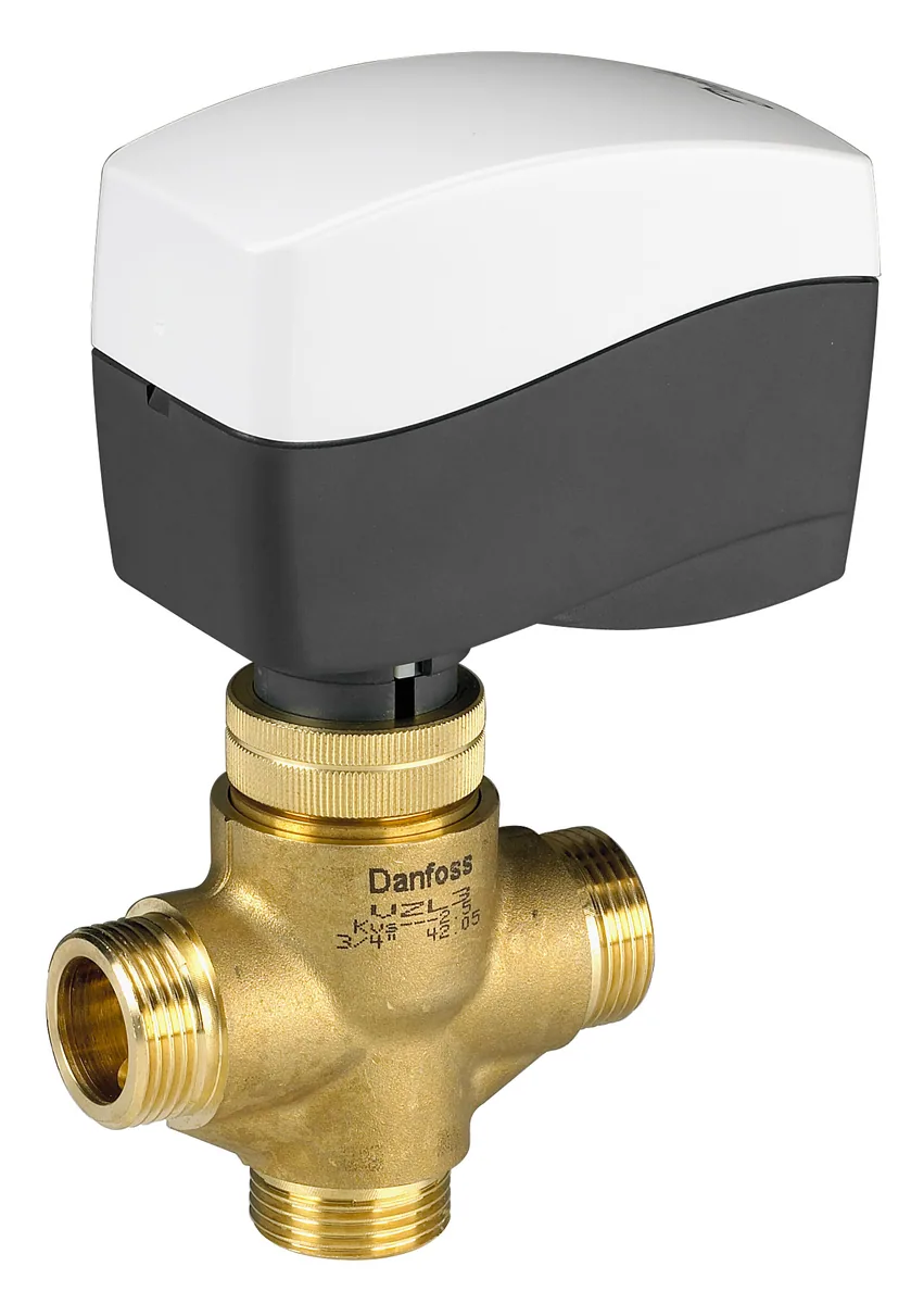 Danfoss Клапан регулирующий, трехходовой VZL 3 Ру 16 Ду 20 Kv 2,5 T=1200C | 065Z2085
